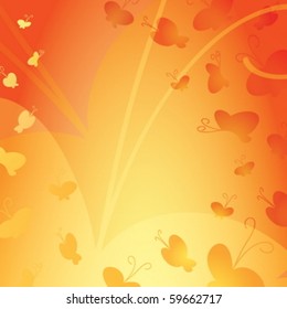 An abstract butterfly background