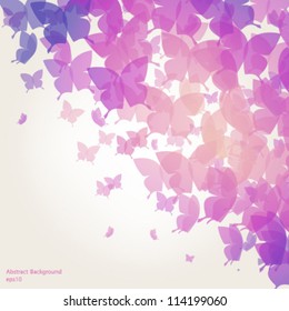 Abstract Butterfly Background - vector eps10