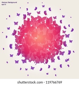 Abstract Butterfly Background - vector eps10