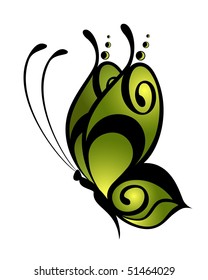 Abstract Butterfly. Beautiful vector illustration