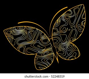 Abstract Butterfly. Beautiful vector illustration