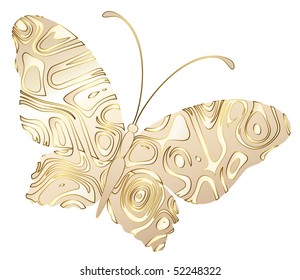 Abstract Butterfly. Beautiful vector illustration