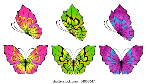 Abstract Butterfly. Beautiful vector illustration