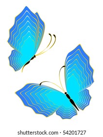 Abstract Butterfly. Beautiful vector illustration