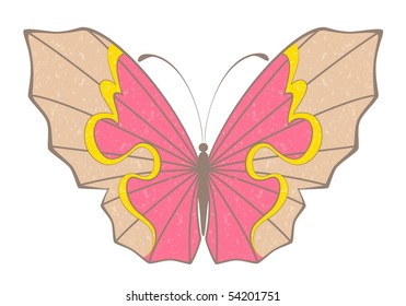 Abstract Butterfly. Beautiful vector illustration