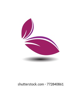 abstract butterfly beauty logo