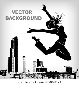 the abstract butterfly colorful background - vector illustration