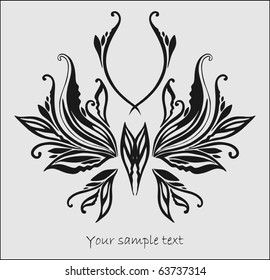abstract  butterfly for design