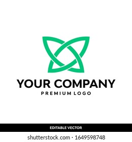 abstract butterfly design outline logo style