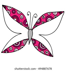 Abstract butterfly for different card, invitation, posters, texture backgrounds, placards, banners.