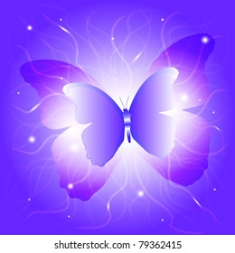 Abstract butterfly, eps 10