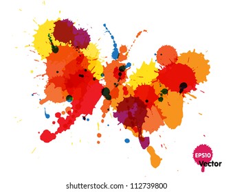 Abstract butterfly, EPS10 vector