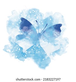Abstract butterfly graphic in vector quality.