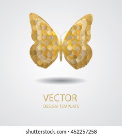 Abstract Butterfly Icon.