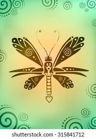 abstract butterfly illustration