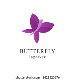 Butterfly Icon Logo Butterfly Vector Design Stock Vector (royalty Free 