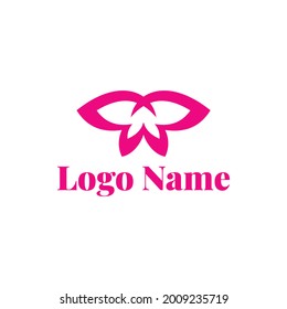 abstract butterfly logo company ready to use. logo design vector template. modern logo concept.