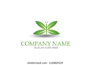 Abstract Butterfly Logo Design
