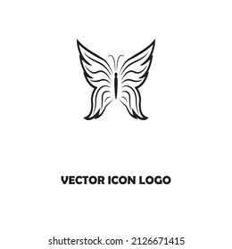 abstract butterfly logo. butterfly icon