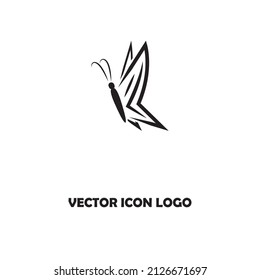 abstract butterfly logo. butterfly icon