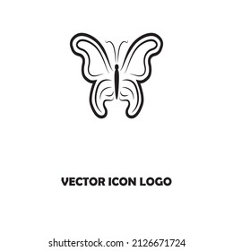 abstract butterfly logo. butterfly icon