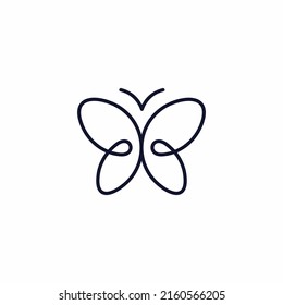 abstract butterfly logo. butterfly icon
