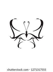 Abstract Butterfly Logo template