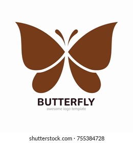 
Abstract Butterfly logo template. Awesome logo for beauty, fashion, women. 