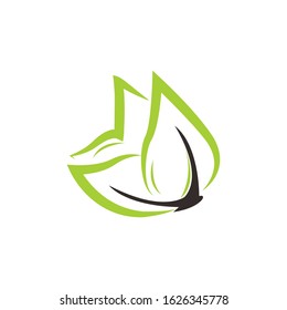 Abstract Butterfly logo template. simple Vector logo illustration.