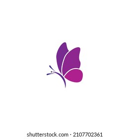 Abstract Butterfly logo template. simple Vector logo illustration.