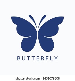Abstract Butterfly logo template.simple Vector logo illustration