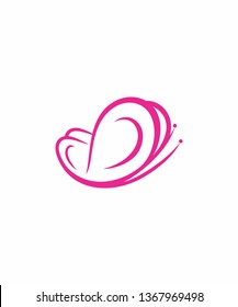 Abstract Butterfly Logo Vector 004