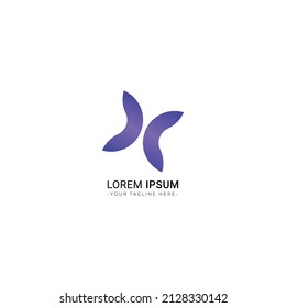 Resumen Ilustración de la plantilla de vectores con el logotipo de mariposa.
