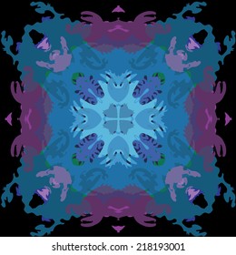 Abstract butterfly pattern