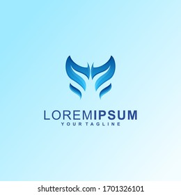 Abstract Butterfly Premium Logo Vector