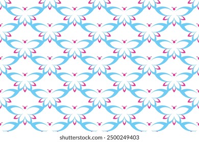 Abstract butterfly seamless pattern background. Seamless pattern with butterfly can be used as social media banner, wrapping paper, etc.