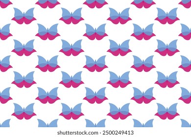 Abstract butterfly seamless pattern background. Seamless pattern with butterfly can be used as social media banner, wrapping paper, etc.