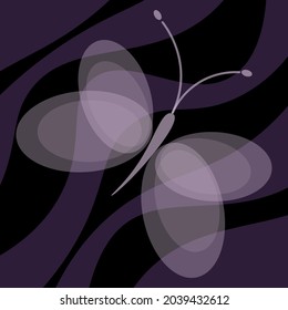 abstract butterfly trendy modern image illustration