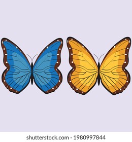 abstract butterfly vector art eps