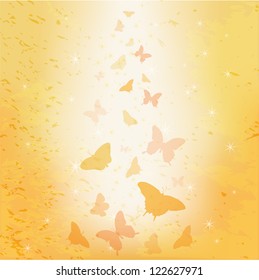Abstract butterfly vector background