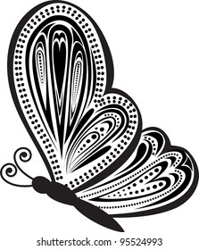 abstract butterfly. Abstract vector illustration