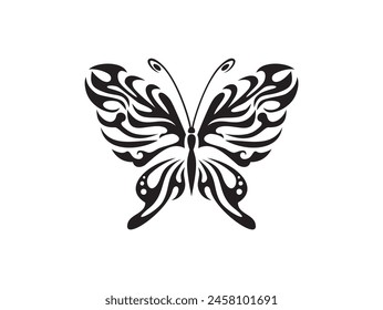 abstract butterfly vector, tribal designs useful for tattoo