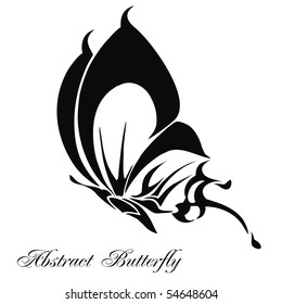 Abstract butterfly. Vector for your design