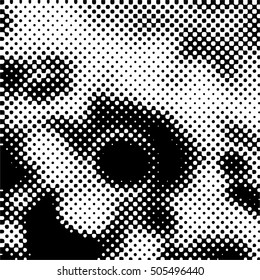 Abstract BW Halftone