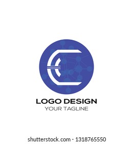 Abstract C Letter logo concept