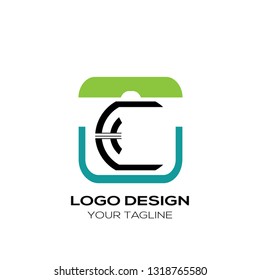 Abstract C Letter logo concept