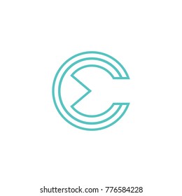 Abstract C Letter Logo Design Vector, Modern Illustration