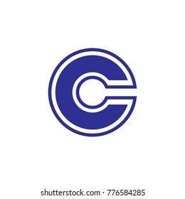 Abstract C Letter Logo Design Vector, Modern Illustration