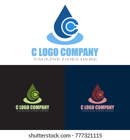 Abstract C Letter Logo Design Vector, Modern Illustration