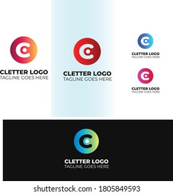 Abstract C lettter Logo Design , Creative C letter Logo Design 